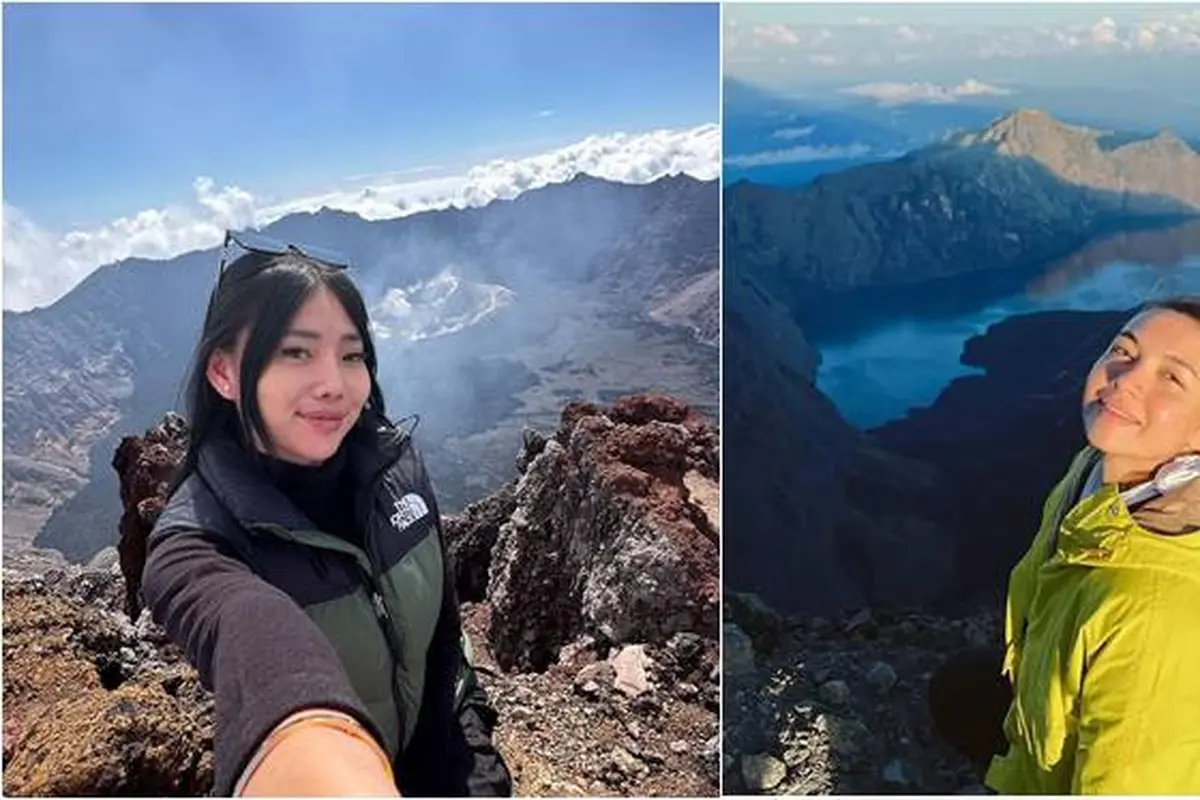 Punya Hobi Menantang, Ini 10 Potret Seleb Wanita Saat Berada di Puncak Gunung