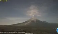 Semeru Erupsi Berulang, Dentuman Keras Terdengar