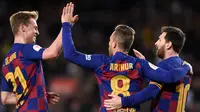 Liga Spanyol: Frenkie de Jong Girang Lionel Messi Batal Pergi dari Barcelona