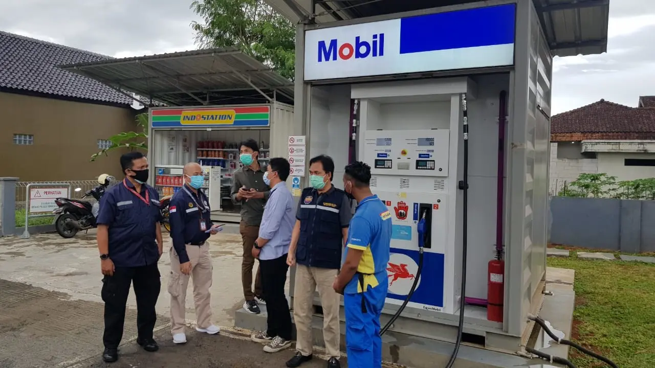 Pastikan Penuhi Kelengkapan Perizinan Tim BPH Migas Tinjau Langsung SPBU Mini Exxonmobil
