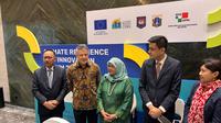 Climate Resilience and Innovation Forum (CRIF) 2025 resmi dibuka&nbsp;menghimpun lebih dari 300 peserta dari kota-kota dan pemerintah daerah di Indonesia juga dunia, serta mitra dari Asia Pasifik dan Eropa. (Ist)