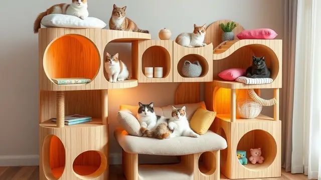 desain rumah kucing (ilustrasi by qwen.ai)