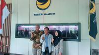 Calon Wali Kota dan Wakil Wali Kota Bekasi dari Paslon 2, UU Saiful Mikdar dan Nurul Sumarheni, menggelar konsolidasi tim pemenangan di kediaman Jenderal (Purn.) Sutiyoso, yang akrab disapa Bang Yos, Sabtu (28/9/2024) (Istimewa)