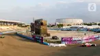 Sejumlah pembalap mengikuti Free Practice 1 (FP1) Formula E World Championship di Jakarta International ePrix Circuit, Ancol, Jumat (20/6/2025). (Liputan6.com/Herman Zakharia)