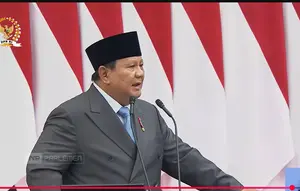 Pidato Prabowo di Sidang Tahunan: Libas Spekulan Lewat 30.000 Koperasi Merah Putih