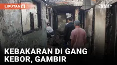 KEBAKARAN DI GANG KEBOR GAMBIR, 2 ORANG TEWAS DAN 600 JIWA KEHILANGAN TEMPAT TINGGAL