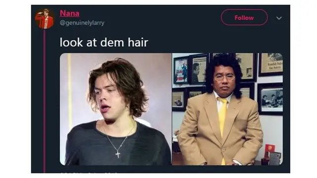 7 Potret Gaya Hotman Paris yang Mirip Harry Styles