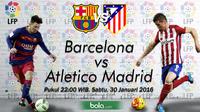 Barcelona vs Atletico Madrid (Bola.com/Samsul Hadi)
