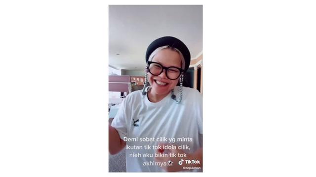 Obati Rindu, Okky Lukman Sapa Sobat Cilik di Seluruh Indonesia Lewat TikTok