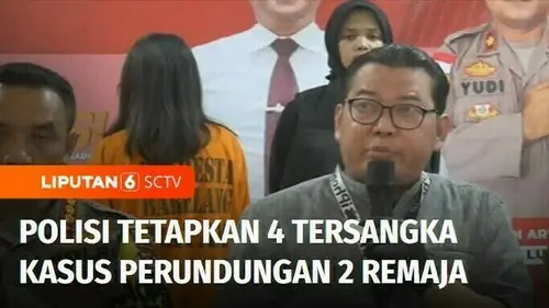 VIDEO: Polisi Tetapkan Empat Orang Tersangka Kasus Perundungan Dua Remaja di Batam