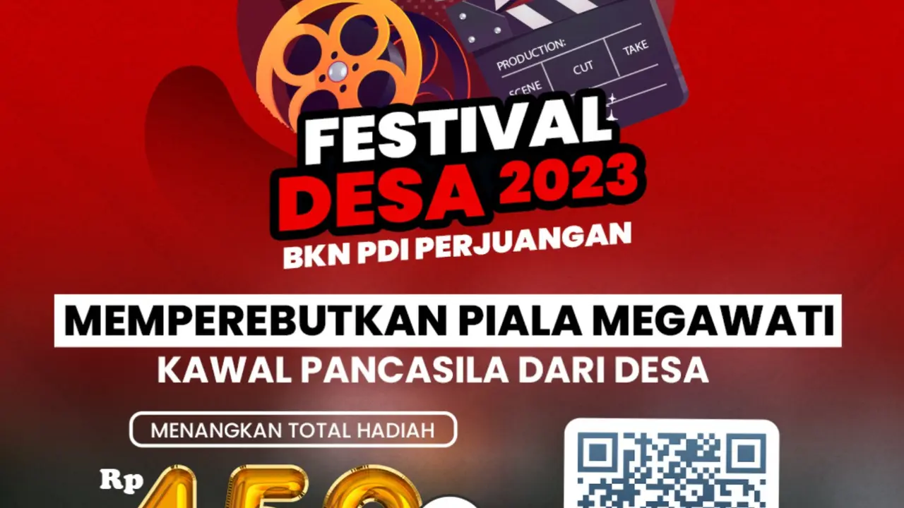 Festival Desa memperebutkan ‘Piala Megawati Kawal Pancasila Dari Desa’. (Liputan6.com/ ist)