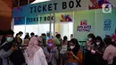 <p>Suasana warga saat Perhelatan Jakarta Internasional BNI Java Jazz Festival (BNIJJF2022), di JiExpo Kemayoran, Jakarta Pusat, Jumat (27/5/2022). Perhelatan itu akan diselenggarakan selama tiga hari sampai Minggu, 29 Mei 2022. (Liputan6.com/Johan Tallo)</p>