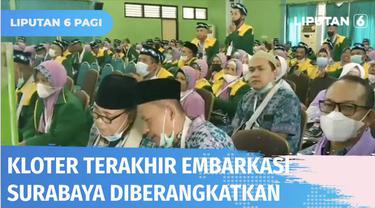 Beberapa jemaah calon haji embarkasi Surabaya, dipastikan urung berangkat ke Tanah Suci karena berbagai hal. Kloter 38 embarkasi Surabaya Sabtu (02/07) sore, menjadi pemberangkatan terakhir bagi para jemaah calon haji asal Jawa Timur.