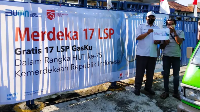 Sambut HUT RI ke-75, PGN Gratiskan Isi Gas untuk Pelanggan GasKu Sebesar 17 Liter Setara Premium