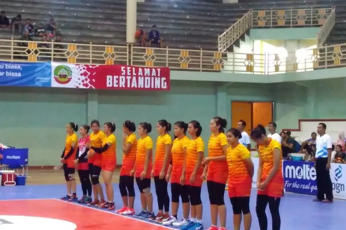 Tim putri TNI AU di PGN Livoli 2016.