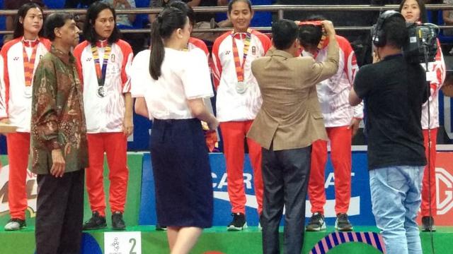 Indonesia kalah dari Filipina di cabang olahraga sepak takraw pada ajang SEA Games 2019.