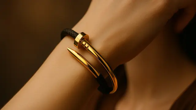 Model Gelang Paku Emas 24 Karat Terbaru 2025