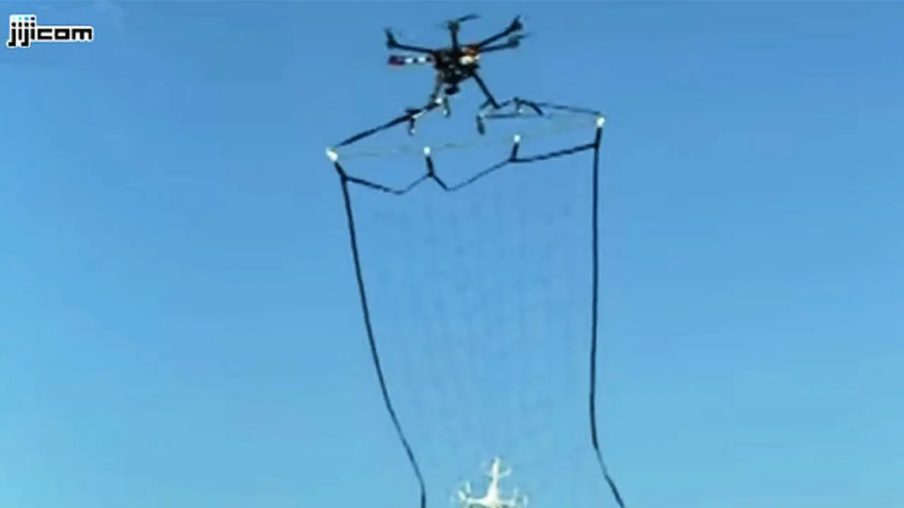 Kepolisian Jepang kerahkan drone untuk menjaring drone liar