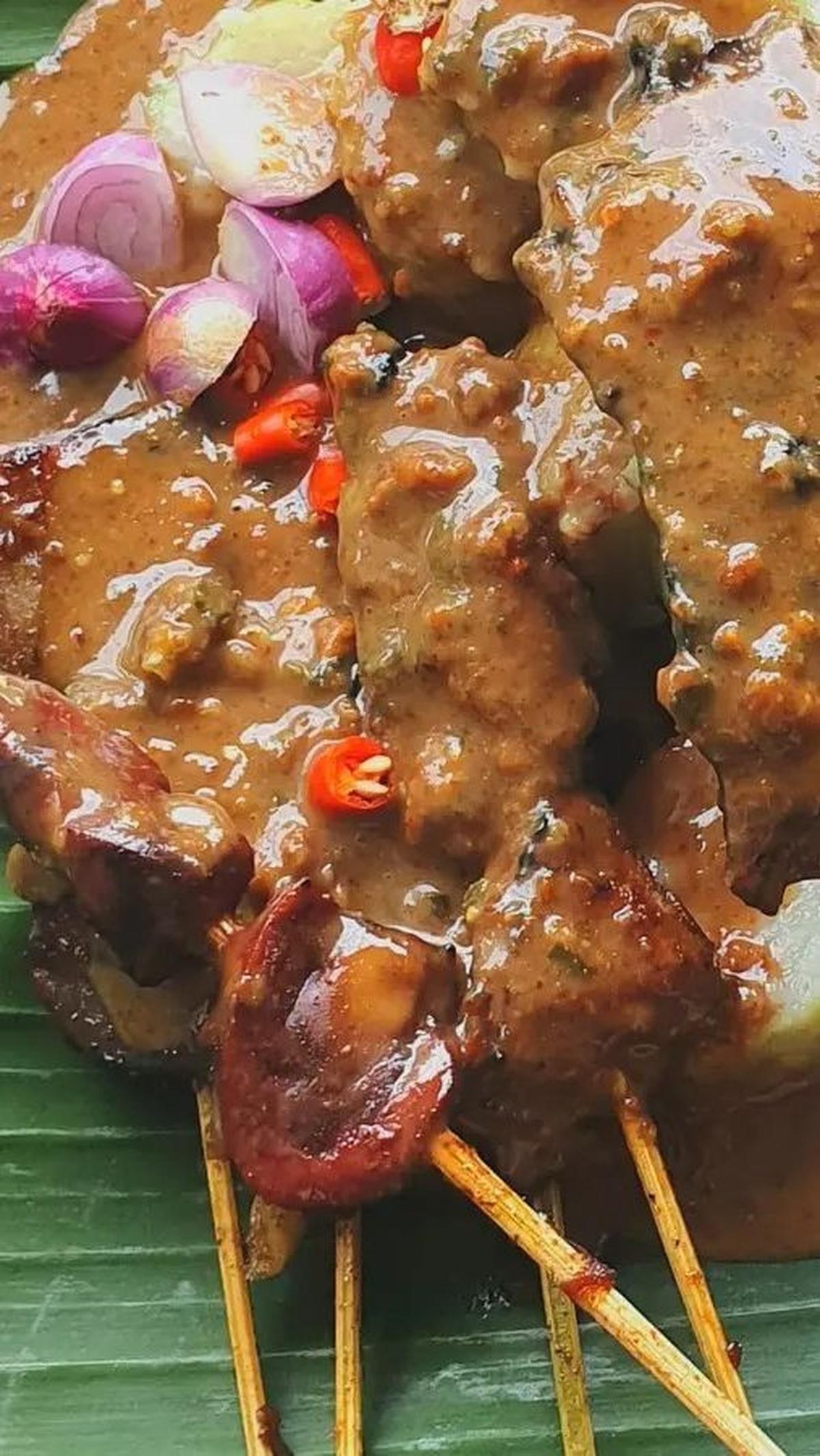 4. Resep Sate Kambing Bumbu Kacang