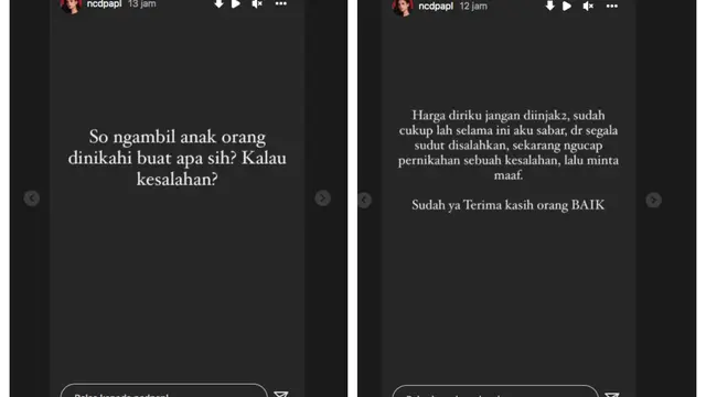 Nora Alexandra Mendadak Curhat Bahas Pernikahan, Merasa Harga Dirinya Diinjak-Injak