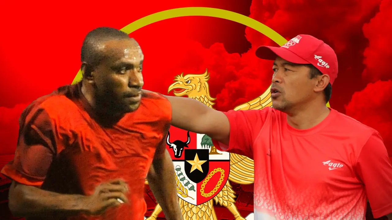 Timnas Indonesia - Ortizan Solossa dan Aji Santoso