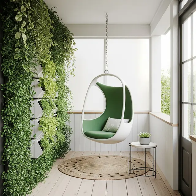 Model Teras Depan Rumah Sempit yang Bisa Jadi Ruang Santai Multifungsi (Image by Gemini AI)