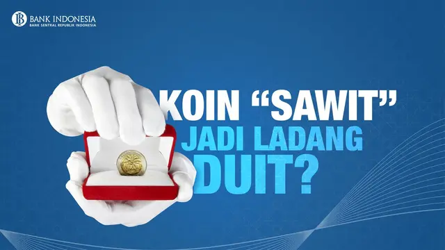 Rupiah logam bergambar sawit dengan nilai Rp 1.000. (Foto: Twitter BI)