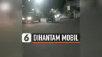 REKAMAN MENGERIKAN PELAKU BALAP LIAR DIHANTAM MOBIL