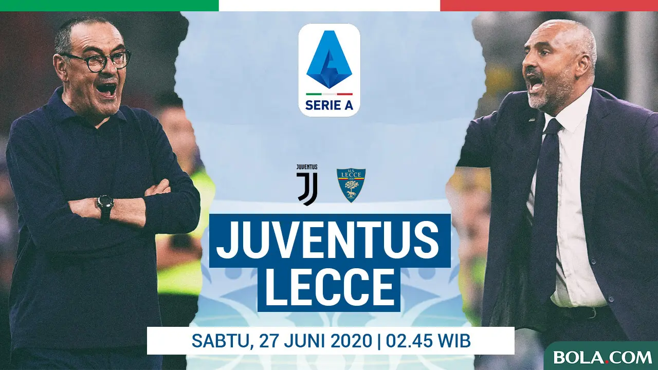 Serie A - Juventus Vs Lecce - Head to Head Pelatih
