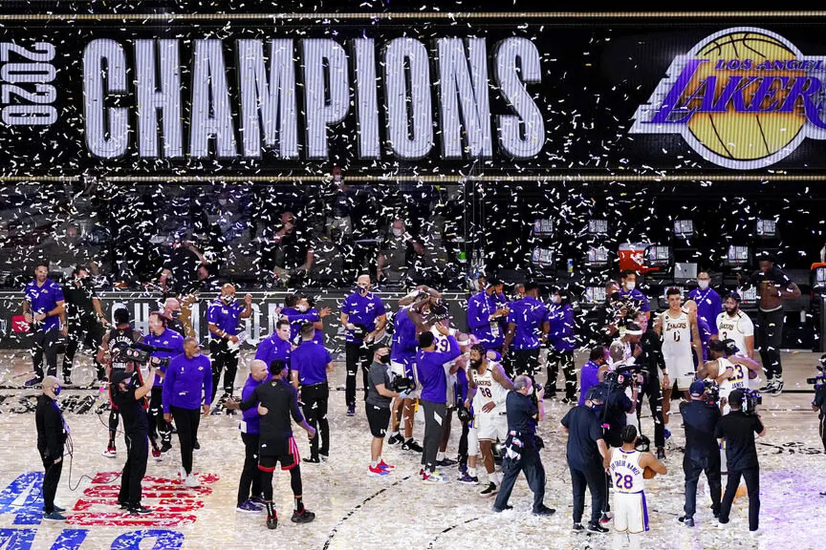 Bungkam Miami Heat, LA Lakers Kunci Gelar Juara NBA 2020