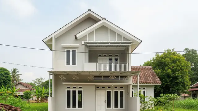 Model Atap Rumah Minimalis 2 Lantai Tampak Depan Model Atap Pelana