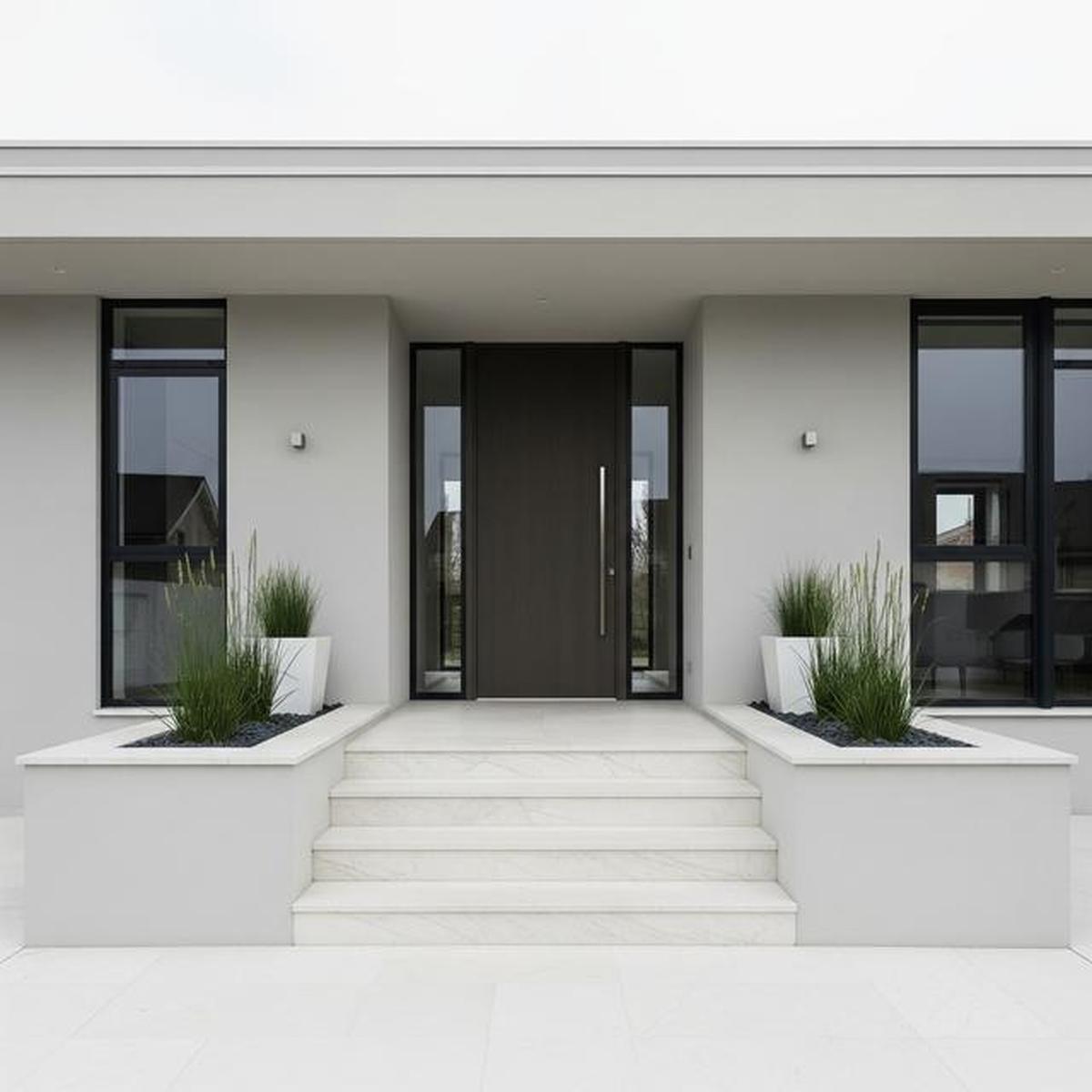 7 Model Rumah Minimalis dengan Tangga Depan Batu Alam, Hadirkan Kesan Mewah dan Elegan