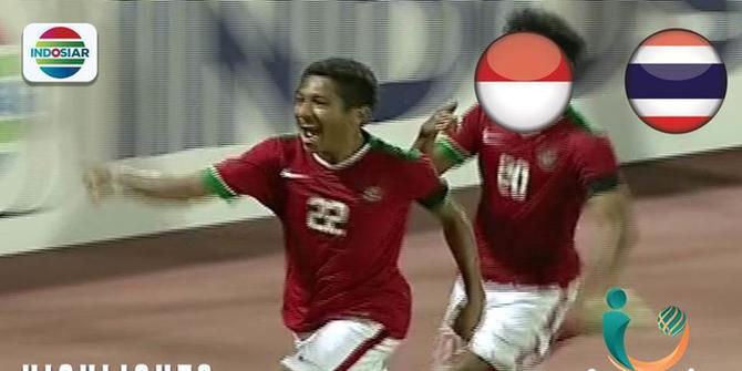 VIDEO: Gol Timnas Indonesia U-16 ke Gawang Thailand U-16