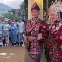 Kabar bahagia datang dari penyanyi dangdut Rizki DA. Setelah mantan istri, Nadya Mustika beberapa waktu lalu menikah, kali ini giliran Rizki melepas masa dudanya. Rizki menikah dengan gadis Bandung, Hersa Rahayu Juliyanti. [Instagram/da2_rizki123/setiastiweddingplan]