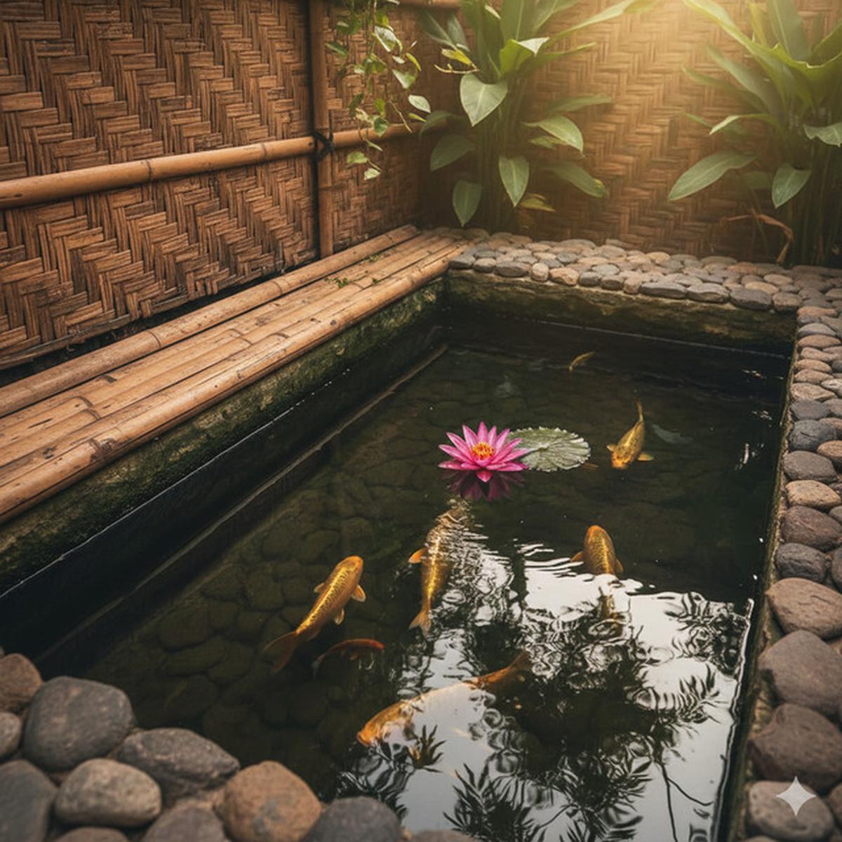 7 Model Kolam Ikan Minimalis Batu Alam Bikin Rumah Adem dan Estetik, Cocok untuk Hunian Tropis
