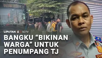 Fasilitas transportasi publik, kembali jadi sorotan. Penumpang Transjakarta di Jatiasih, Kota Bekasi, mesti menunggu kedatangan bus di trotoar jalan. Belakangan, kehadiran sejumlah bangku kayu dinilai sangat membantu. Bangku-bangku itu diberi tulisan...