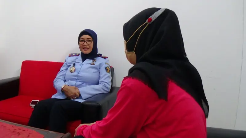 Nani bersama Kepala Lapas Perempuan