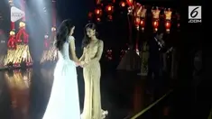 Pemenang Miss Grand Internasional 2018 jatuh pingsan saat diumumkan menjadi pemenang.