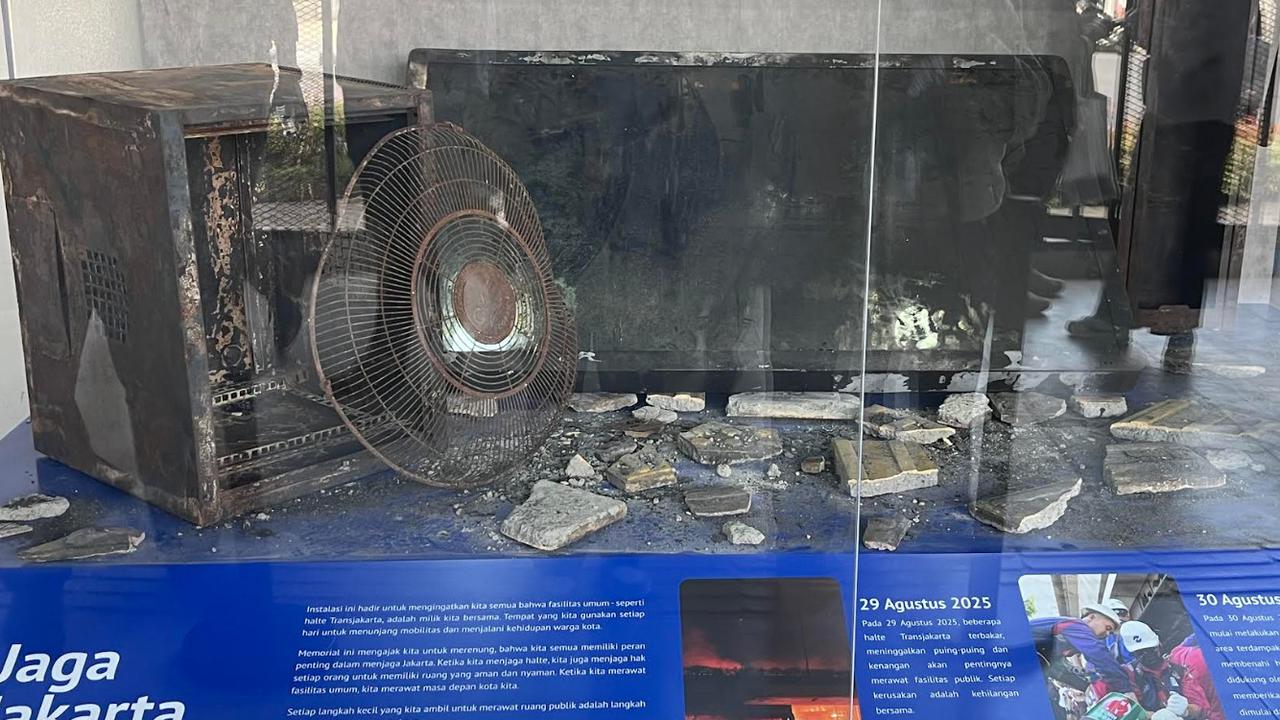 Halte Senen Kini Bernama Jaga Jakarta, Puing Kebakaran Jadi Monumen Pengingat
