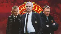 Manchester United - Ole Gunnar Solskjaer, Jose Mourinho, David Moyes (Bola.com/Adreanus Titus)