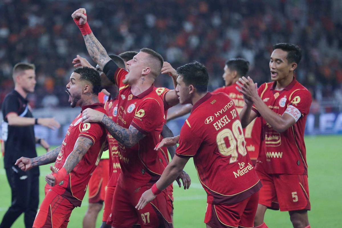FOTO: Persija Naik ke Papan Atas Klasemen Usai Tekuk Bhayangkara FC
