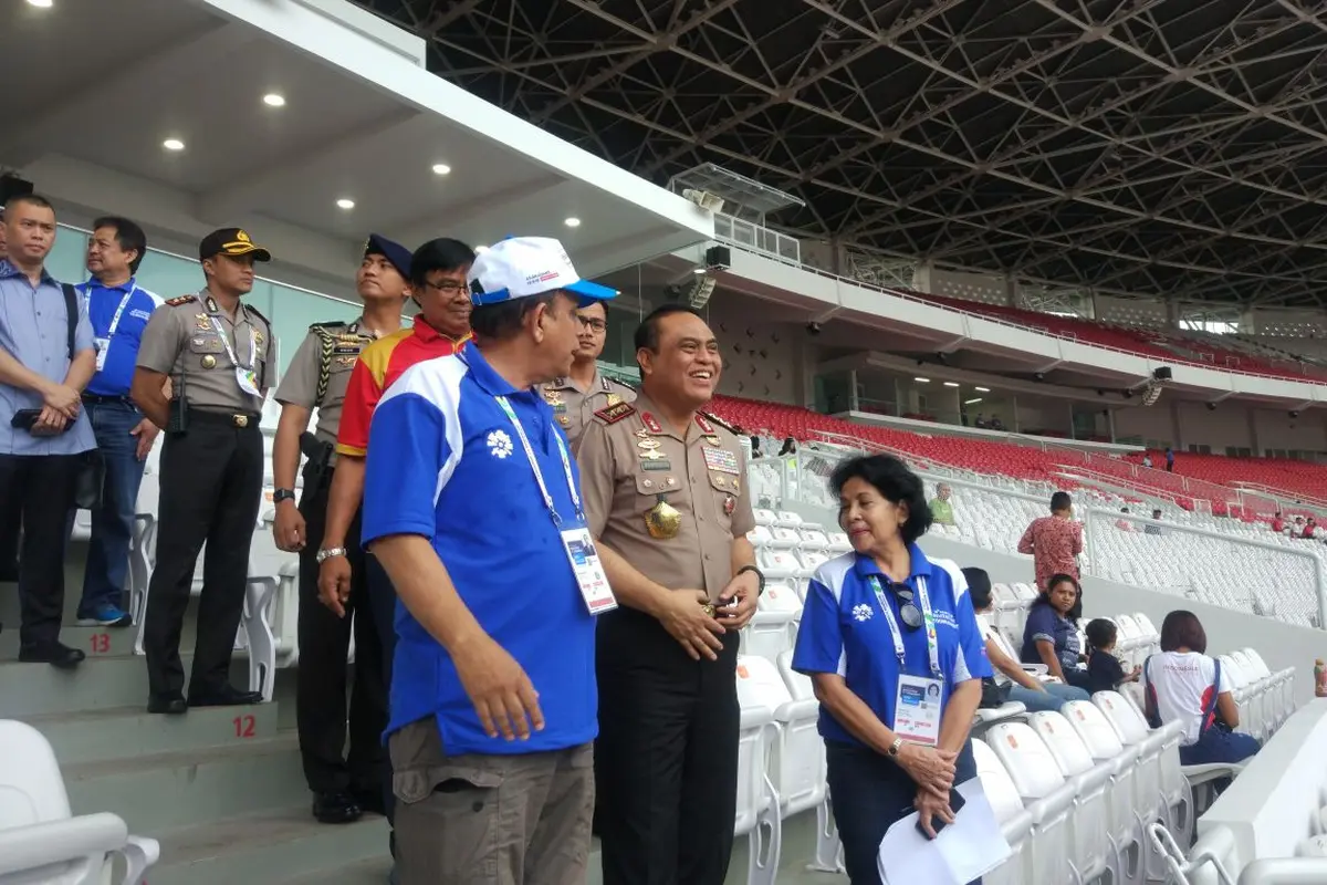 Chief de Mission (CdM) Asian Games 2018, Wakopolri Komjen Pol. Syafruddin