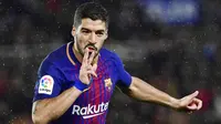 2. Luis Suarez (Barcelona) - 18 Gol (3 Penalti). (AP/Alvaro Barrientos)