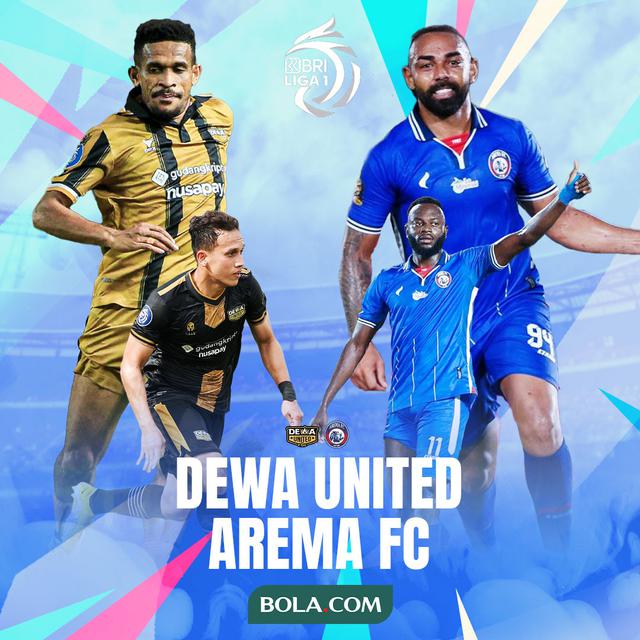 BRI Liga 1 - Dewa United Vs Arema FC - Duel Antarlini