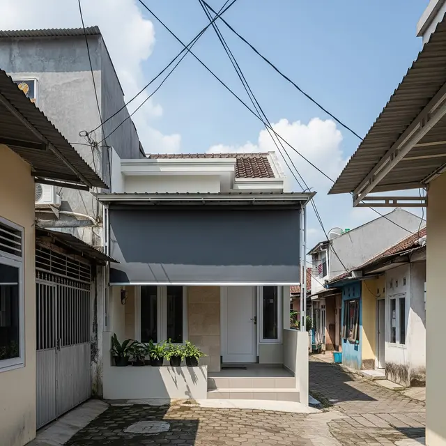 9 Model Kanopi Rumah di Gang Sempit, Solusi Estetis dan Fungsional