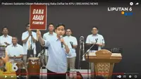 Bacawapres Prabowo Subianto, Gibran Rakabuming Raka menyampaikan sejumlah program unggulan. (Liputan6.com)