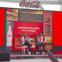 Nongkrong Seru Bareng Coca-Cola" dalam rangka perayaan 99 tahun Coca-Cola di Indonesia, South Quarter Dome, Jakarta Selatan, Jumat (31/07/2026). (Liputan6.com/Alfareza Ramadhani)