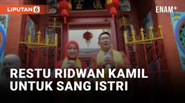 Ridwan Kamil Restui Atalia Praratya Maju Pilwalkot Bandung
