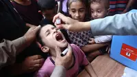 UNRWA: 556.000 Anak di Gaza Diberi Vaksin Polio Dosis Kedua