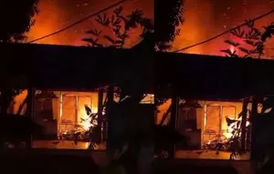 RSUD Ryacudu Kotabumi Kebakaran, Sempat Terdengar Ledakan